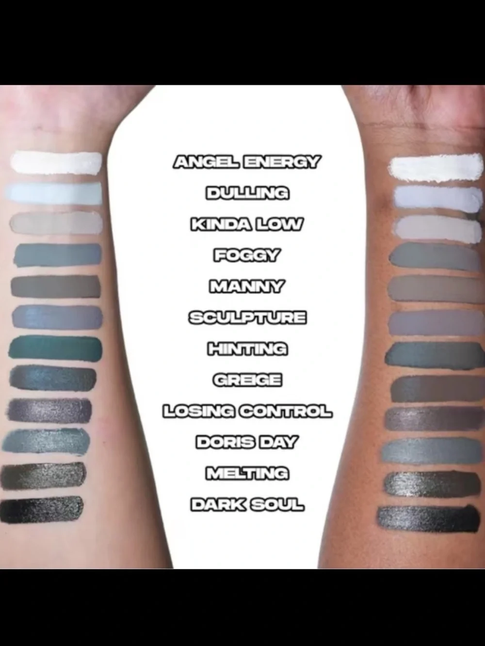 Made by Mitchell Colour Case Paints Eyeshadow Face Palette in Energetics BNIB